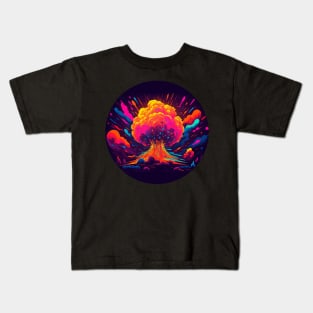 Neon Dreamscape T-Shirt Kids T-Shirt